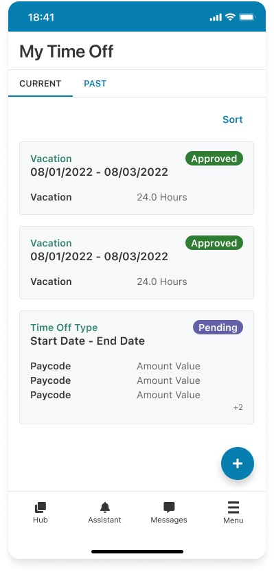 Employee request flow redesign
