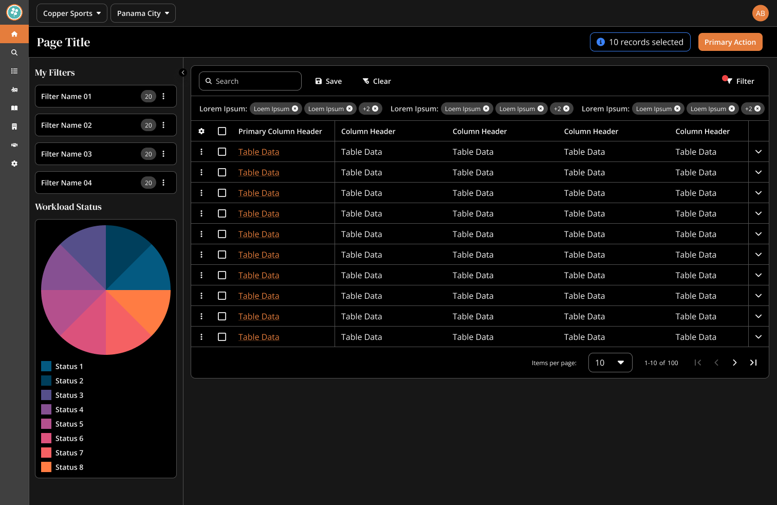 Dark theme