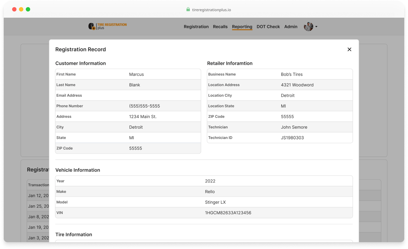 All-brand registration — review & submit